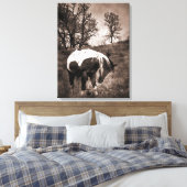 ザ絵を描 キャンバスプリント (インサイチュ (寝室))