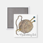 ザ編み物クラブマグネット マグネット (正面/裏面)