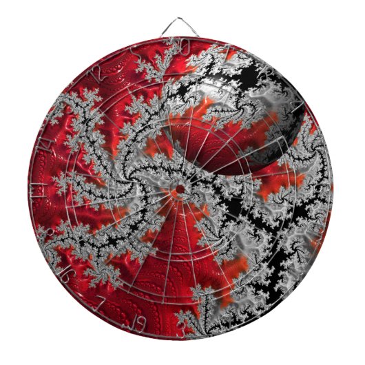 ザ美しいのマンデルブロツダーツボード ダーツボード (正面)