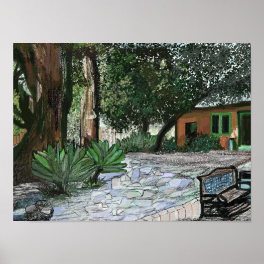 ザ美しいオジャイプリント ポスター (正面)