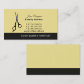 ザ美しいサロン理容師鋏 名刺 (正面/裏面)