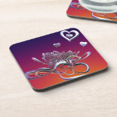 ザ美しいハートコースター コースター (左側)