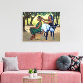 ザ美容院2001 キャンバスプリント (インサイチュ (リビング))