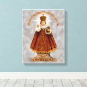 ザ聖なる乳児のプラハ キャンバスプリント (インサイチュ (ウッドフロア))