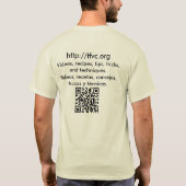 ザ脂肪ビーガンシェフプロモーションtシャツeng y esp tシャツ (裏面)