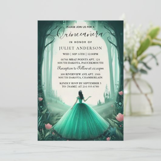 ザ自然ツリーウィッチエンチャント森キンセアニェラ 招待状 (スタンド正面)