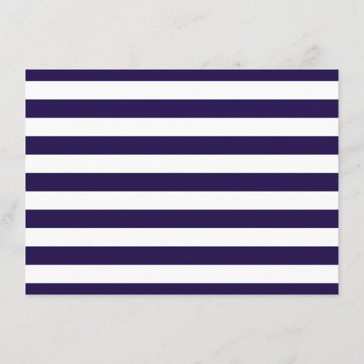 ザ航海のいかりネイビーストライプズ結婚コレクション アドバイスカード (裏面)