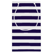 ザ航海のいかりネイビーストライプズ結婚コレクション スモールペーパーバッグ (裏面)