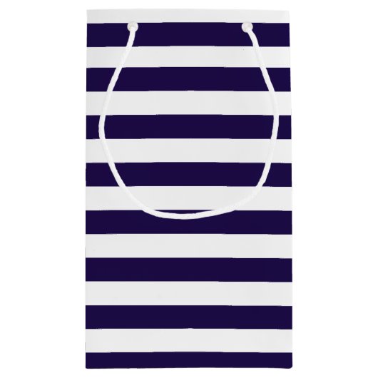 ザ航海のいかりネイビーストライプズ結婚コレクション スモールペーパーバッグ (裏面)