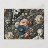 ザ落ちた子供部屋 – ゴシックフローラデザイン シーズンポストカード (正面)