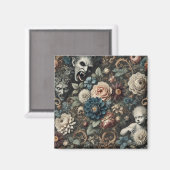 ザ落ちた子供部屋 – ゴシックフローラデザイン マグネット (正面/裏面)