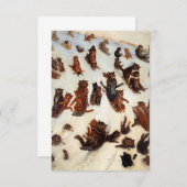 ザ虎猫トボガンクラブバイルイウィリアムワイン エンクロージャーカード (正面/裏面)