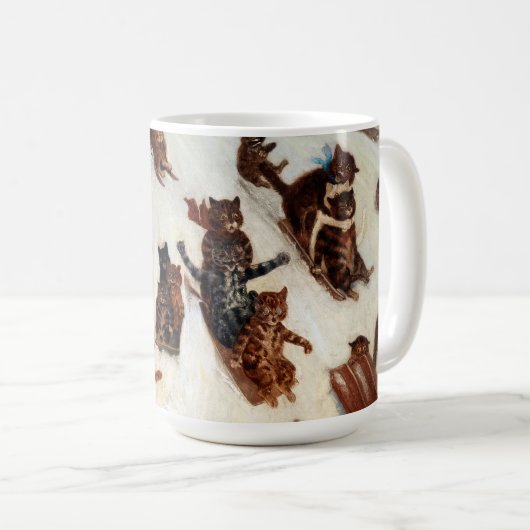 ザ虎猫トボガンクラブバイルイウィリアムワイン コーヒーマグカップ (正面右)