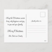 ザ誕生オブイエズホリディハガキ シーズンポストカード (裏面)