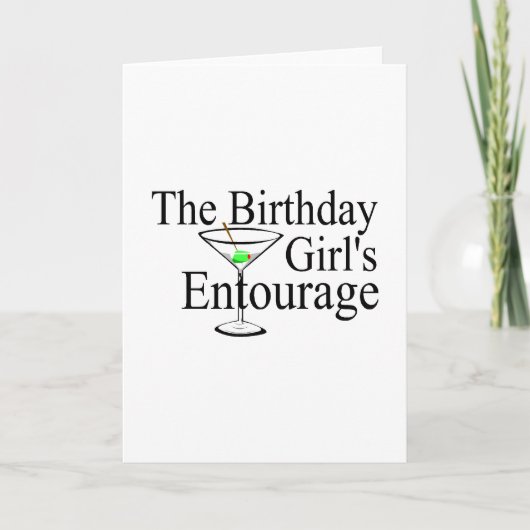 ザ誕生日ガールズentourage カード (正面)