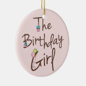 ザ誕生日ガール セラミックオーナメント (右)