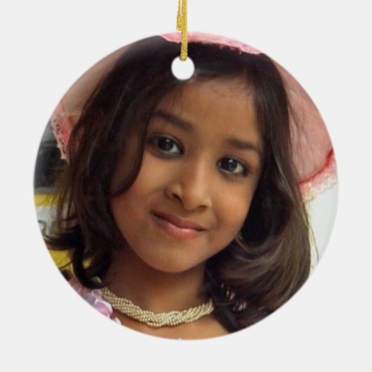 ザ誕生日ガール セラミックオーナメント (裏面)