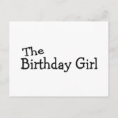 ザ誕生日ガール ポストカード (正面)