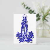 ザ賛美ヴァージンメアリー(青いバラ) ポストカード (スタンド正面)
