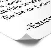 ザ起業家の信条 ポスター (角)