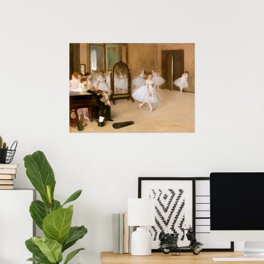 ザ踊りクラスバイエドガー・デガス ポスター (ホームオフィス)