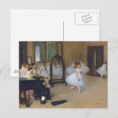 ザ踊りクラス – エドガー・デガス ポストカード (正面/裏面)
