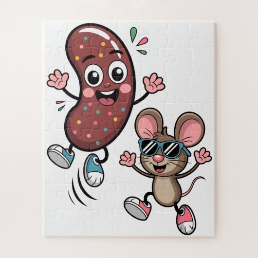 ザ踊りデュオパズルアート ジグソーパズル (縦)