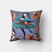 ザ踊り孔雀 クッション (裏面)