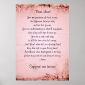 ザ軍隊妻の祈りの言葉 ポスター (正面)