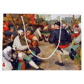 ザ農民舞踊ピエテルブルーゲルラージ抱き枕 ラージペーパーバッグ (裏面)