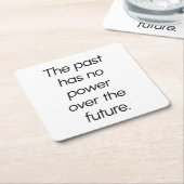 ザ過去紙コースター スクエアペーパーコースター (アングル)