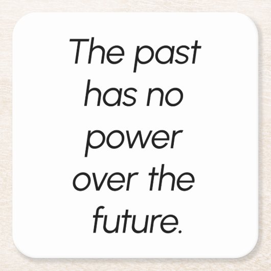 ザ過去紙コースター スクエアペーパーコースター (正面)