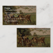 ザ酪農レトロ劇場 名刺 (正面/裏面)