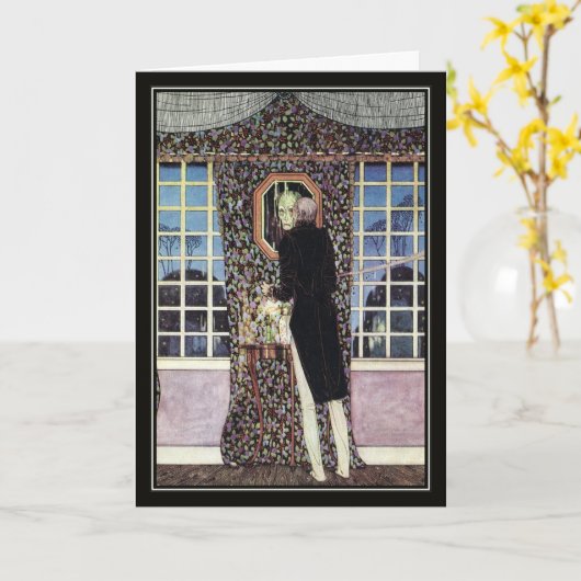 ザ鏡バイカイニエルセンハロウィーン カード (黄色い花)