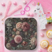 ザ開花イーターの説教 – ゴシック様式のバロックフローラ ペーパープレート (パーティー)