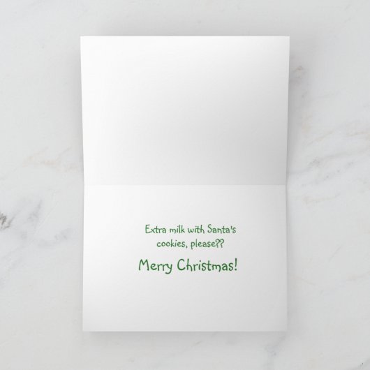 ザ集団エキストラミルククリスマスカード シーズンカード (内部)