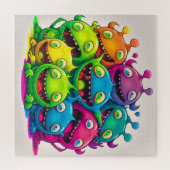 ザ集団ズオールヒアレインボークリーチャーパズル ジグソーパズル (横)