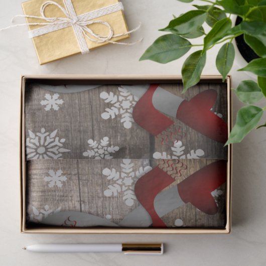 ザ雪だるまキャン霜の降りたディスノーフレーク  薄葉紙 (ギフト)