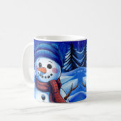 ザ霜の降りた雪だるまホリデーマグ コーヒーマグカップ (正面左)