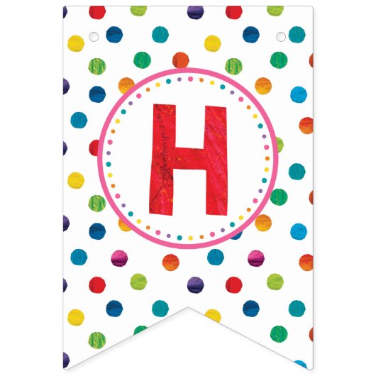 ザ非常に空腹なキャタピラーバタフライ誕生日 バンティングフラッグ (第2の旗)