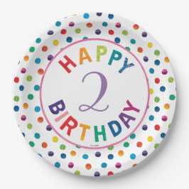 ザ非常に空腹なキャタピラーバタフライ誕生日 ペーパープレート