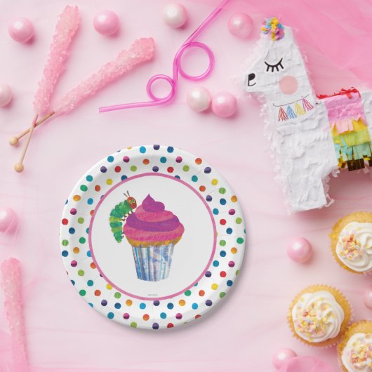 ザ非常に空腹なキャタピラーバタフライ誕生日 ペーパープレート (パーティー)