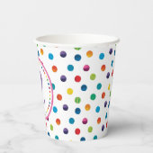 ザ非常に空腹なキャタピラーバタフライ誕生日 紙コップ (裏面)