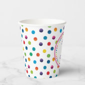 ザ非常に空腹なキャタピラーバタフライ誕生日 紙コップ (正面)