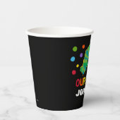 ザ非常に空腹なキャタピラーレインボー誕生日 紙コップ (正面)