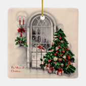 ザ魔法のクリスマスアットホームオーナメント セラミックオーナメント (裏面)