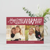 ザ魔法のシーズンホリデーフォトカード シーズンカード (スタンド正面)