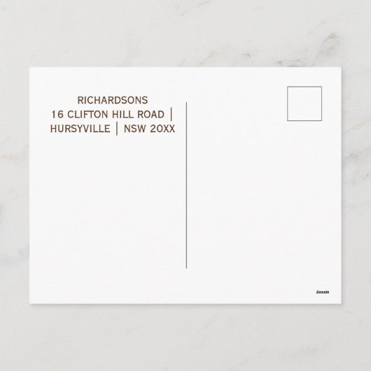 ザ魔法の北極ホリデーハガキ シーズンポストカード (裏面)