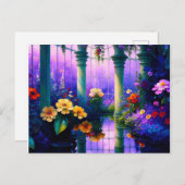 ザ魔法ガーデンハガキ ポストカード (正面/裏面)