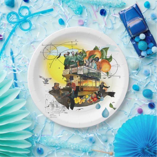 ザ魔法バスサンシャイン配信 ペーパープレート (パーティー)